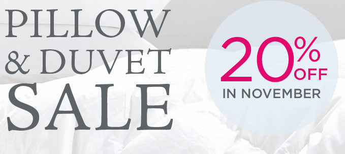 Au Lit Fine Linens Pillow & Duvet Sale - 20% Off in November