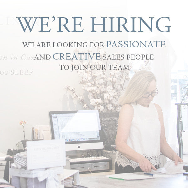 Au Lit Is HIRING!