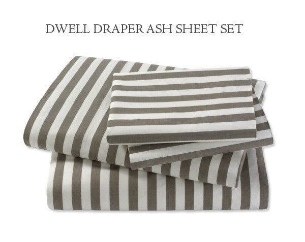 Dwell Draper Stripe Sheetset: 30% OFF