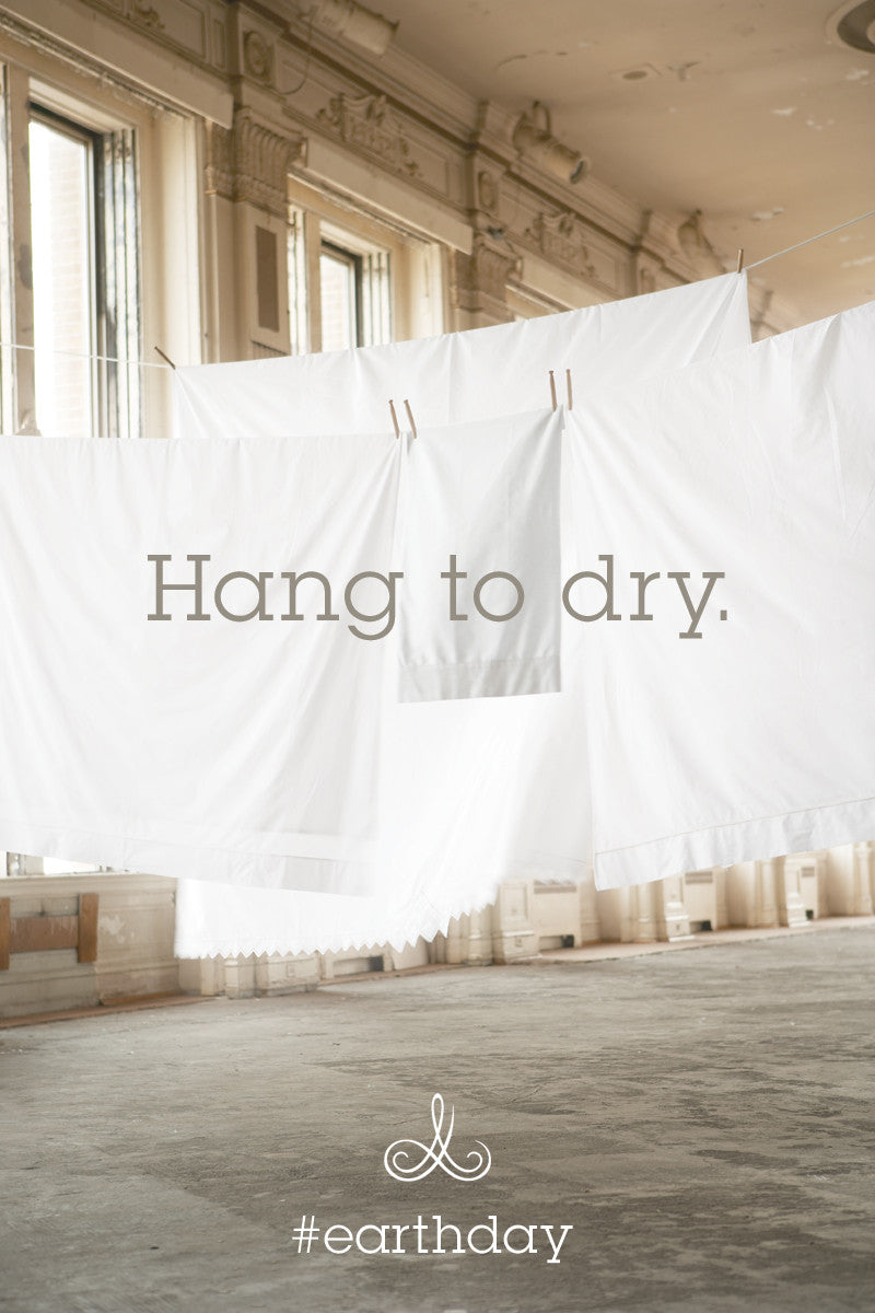 Hang to Dry. #earthday