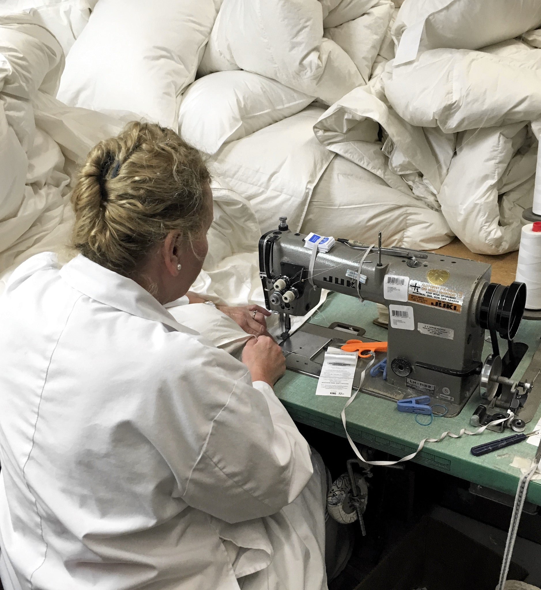 Sneak Peek! Behind the Scenes at our Pillow & Duvet Factory