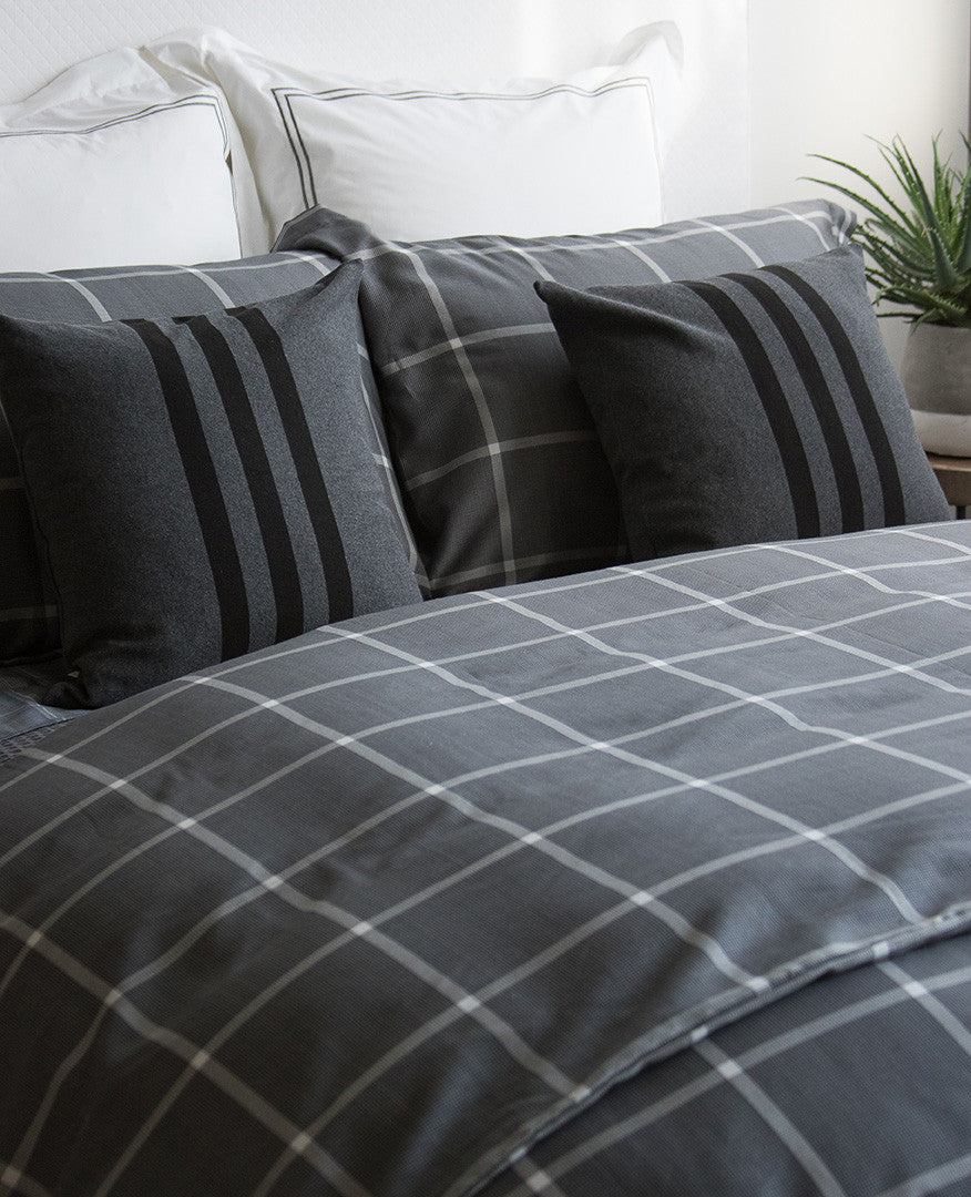 Milan Plaid Bedding & Province of Canada Cushions