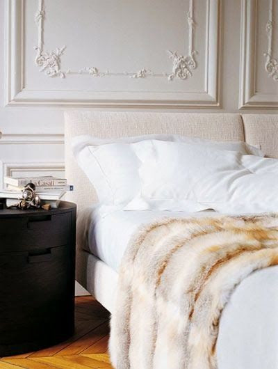 Beautiful Beds: Fur Throws