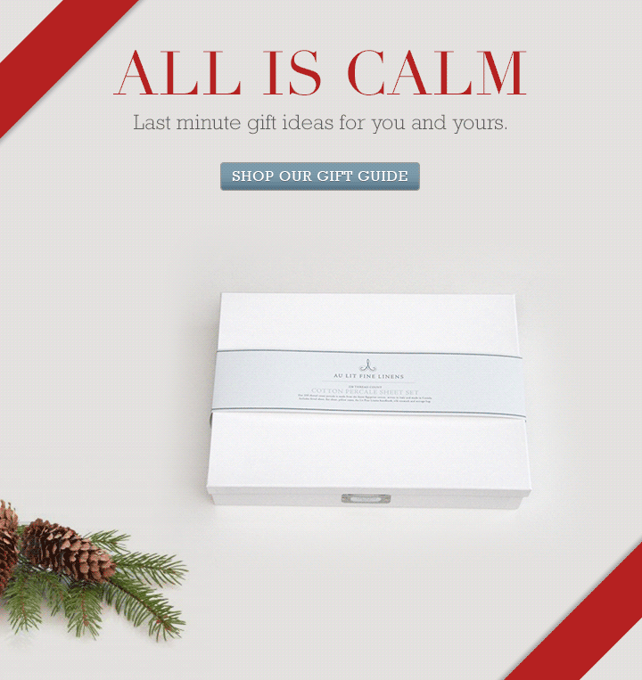 All is Calm. Last Minute Gift Ideas