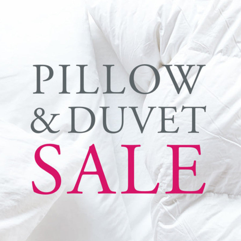 Pillow and Duvet Sale!