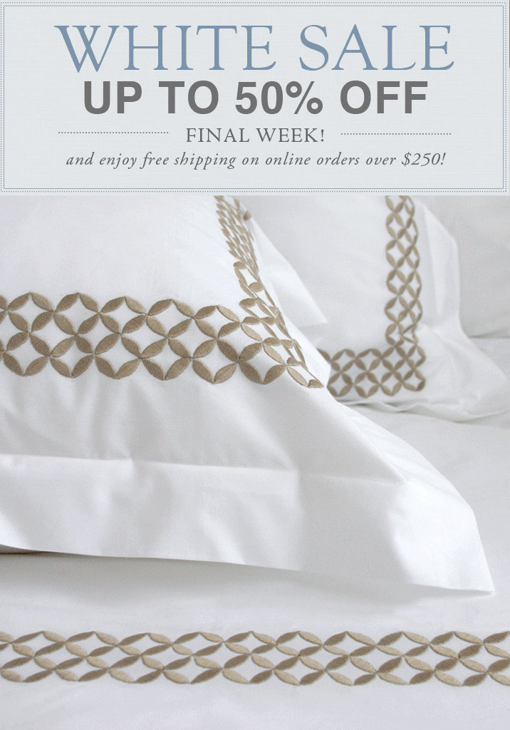 White Sale: Only 1 week left!