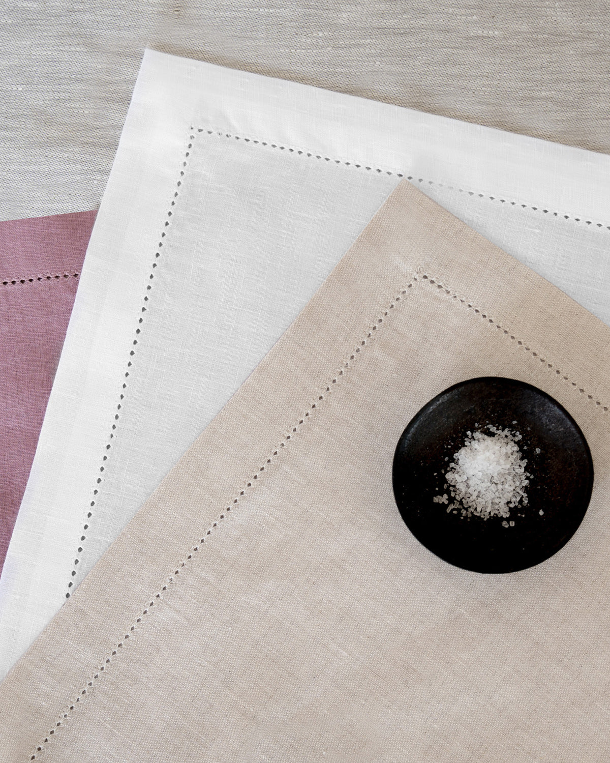 Nicola 100% Linen Table Linens Shell