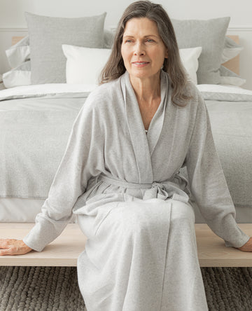 Intimo Hooded Cotton Robe  Shop Luxury Bedding and Bath at Luxor Linens