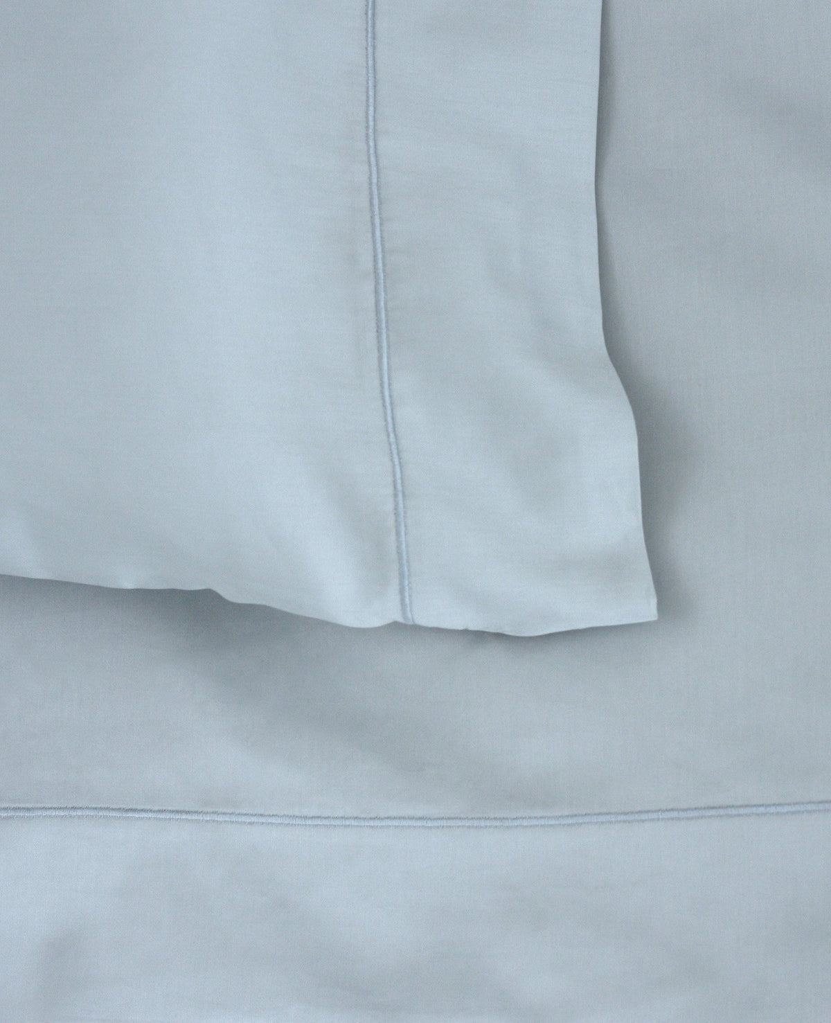320 Thread Count Cotton Satin Mineral Sheets and Duvet Cover