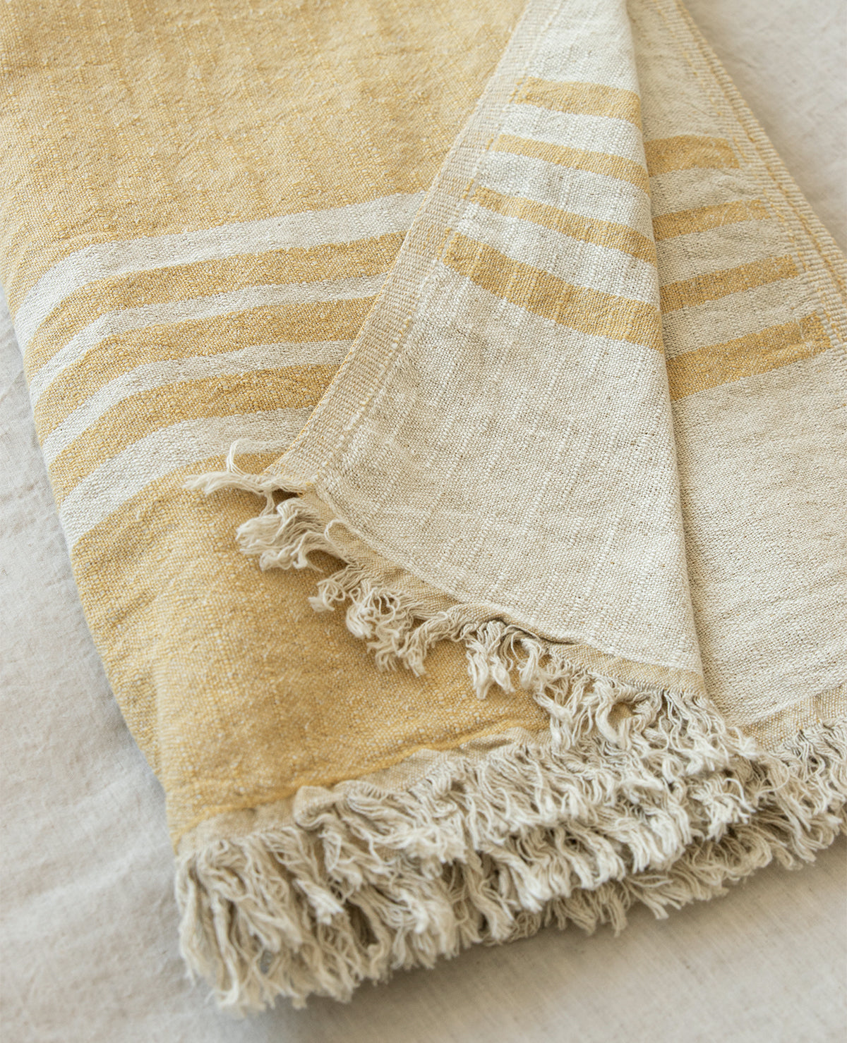 Marlo Turkish Throw Mustard