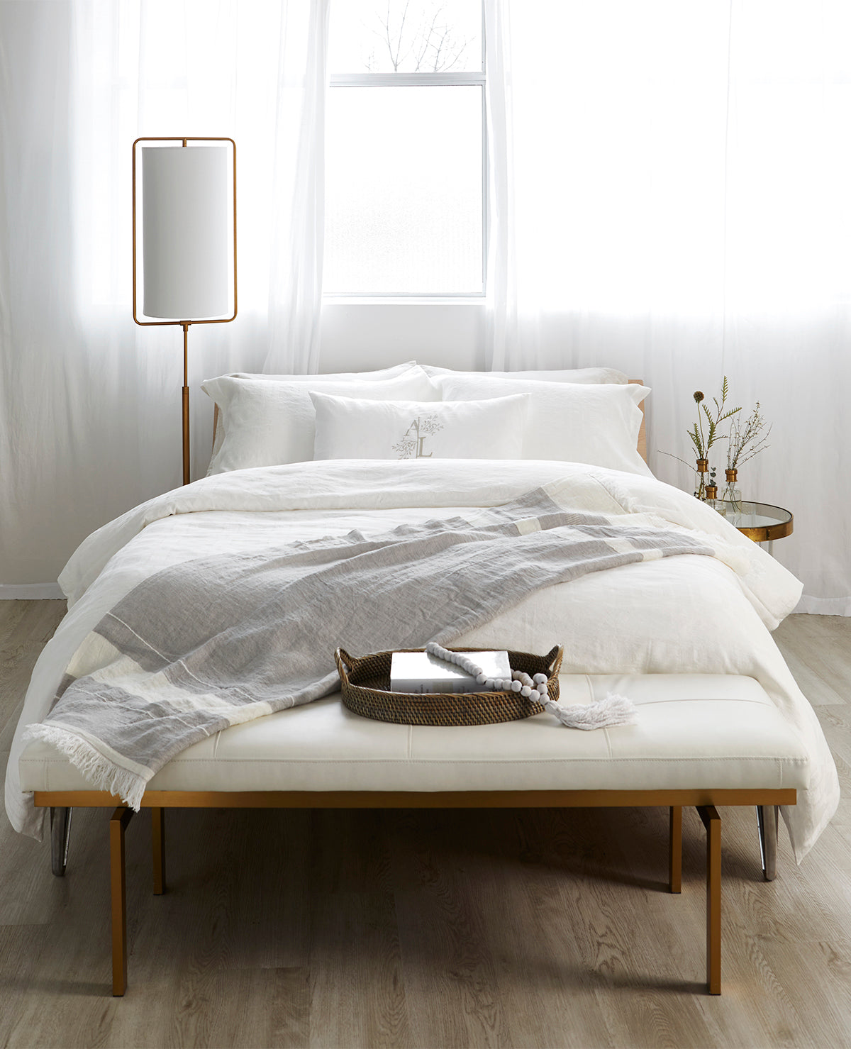 Montauk Washed Linen/Cotton Milk