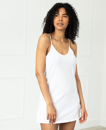 Hvyesh Nightgowns for Women with Built in Bra Removable Pads Nightshirt  Dress Sleepwear Sleeveless Tank Nightdress