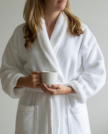 Robes | Carina Organic Pima Cotton Robe | Au Lit Fine Linens